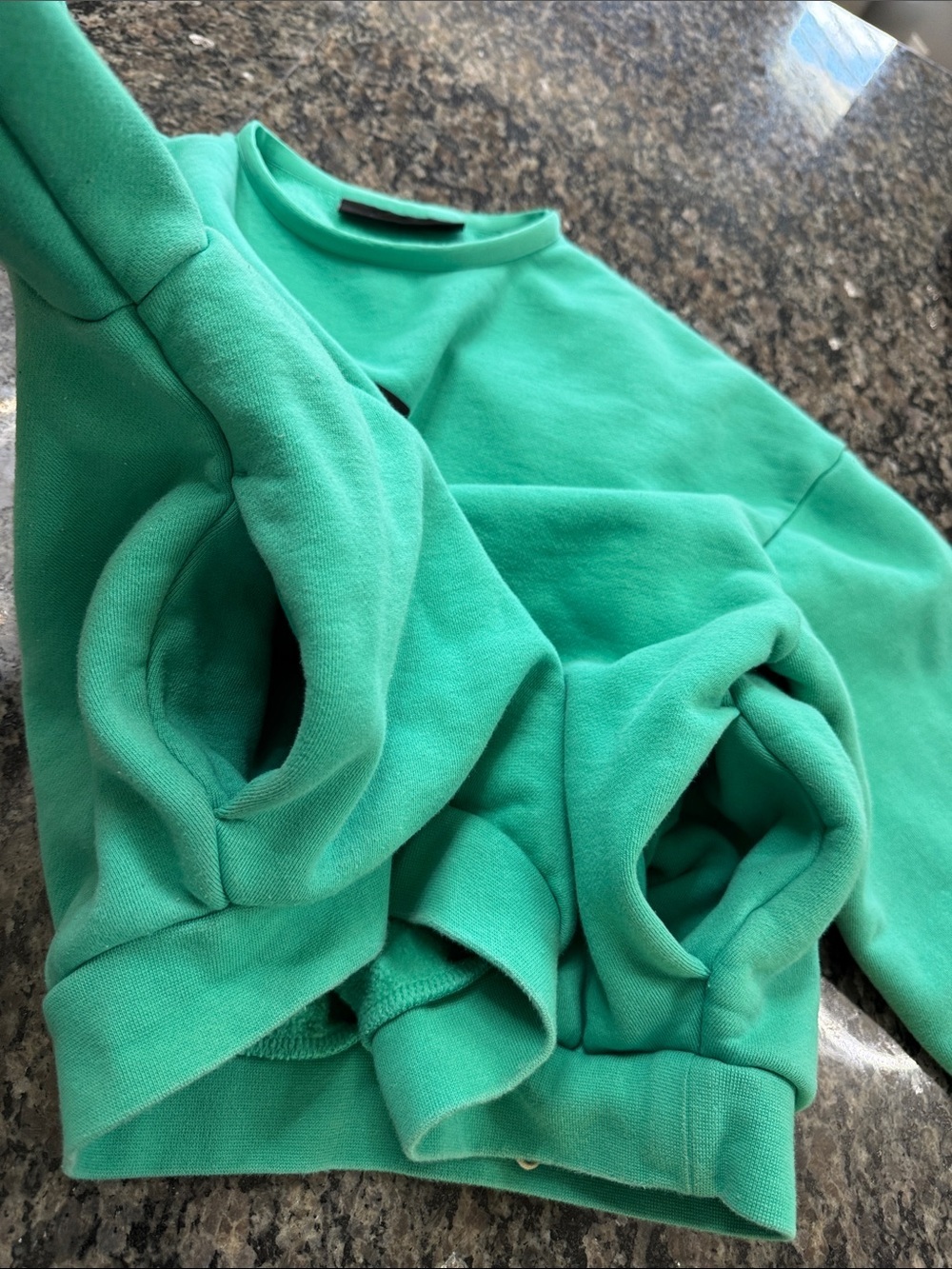 Fear of God Turquoise Crewneck Sweatshirt with pockets 12 - Picture 14 of 16
